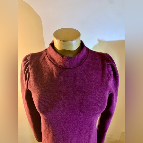 Madewell (Re)sourced Red Mock Neck Top size small - Picture 7 of 11